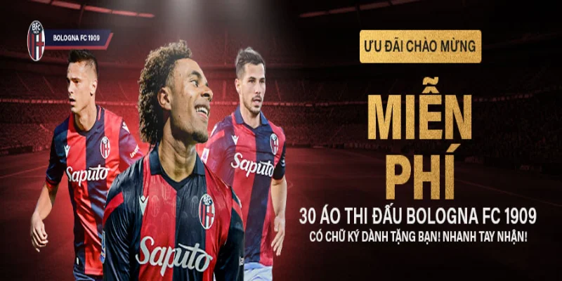 Khuyến mãi BJ88 tặng áo đấu của Bologna FC1909